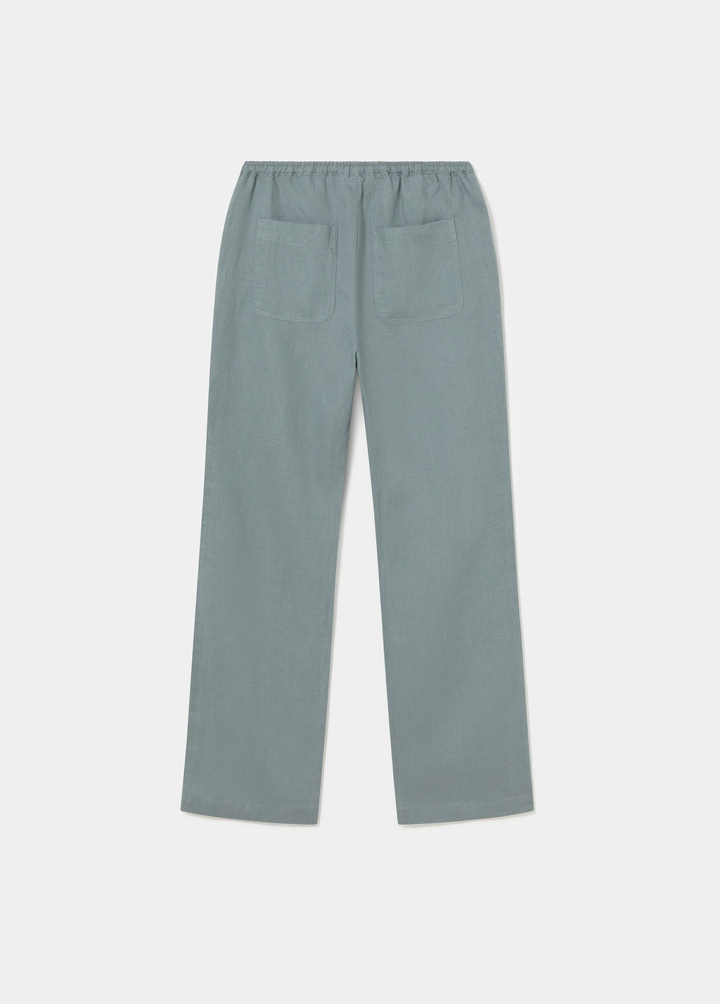 Flowy pants with patch pocket