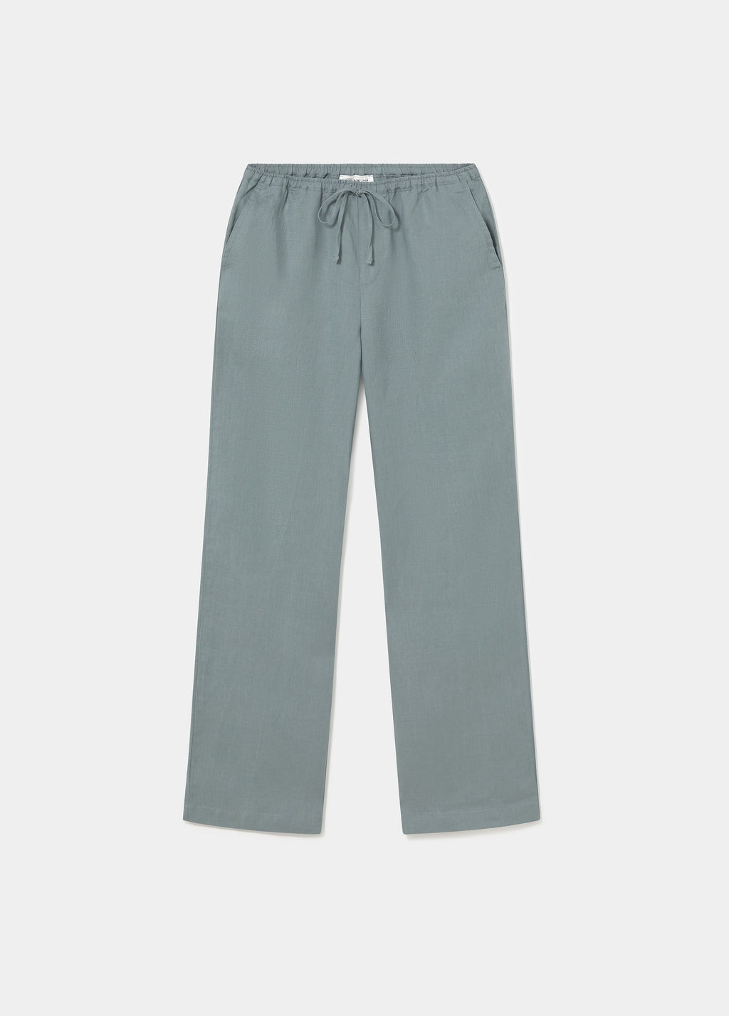 Flowy pants with patch pocket