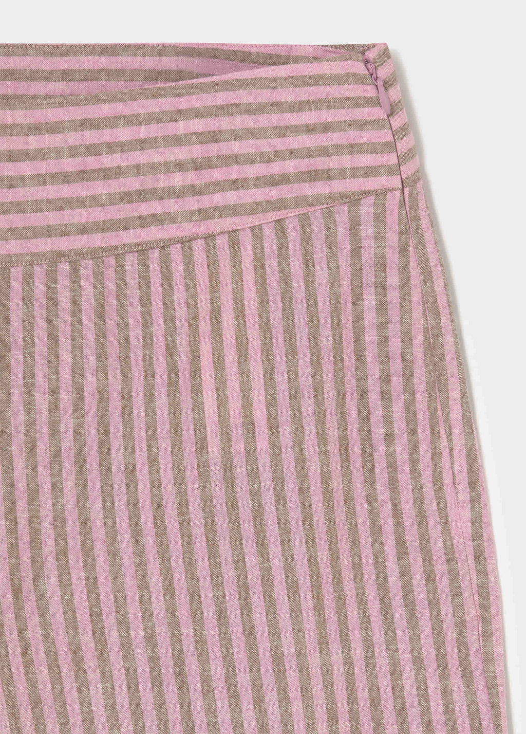 Wide waist striped pants