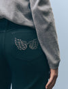 Pantalón recto alas