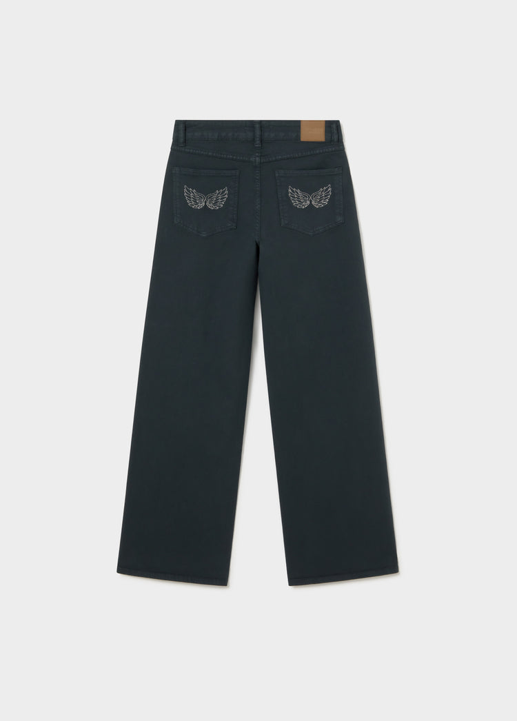 Pantalón recto alas