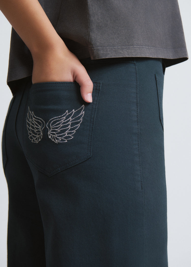 Pantalón recto alas