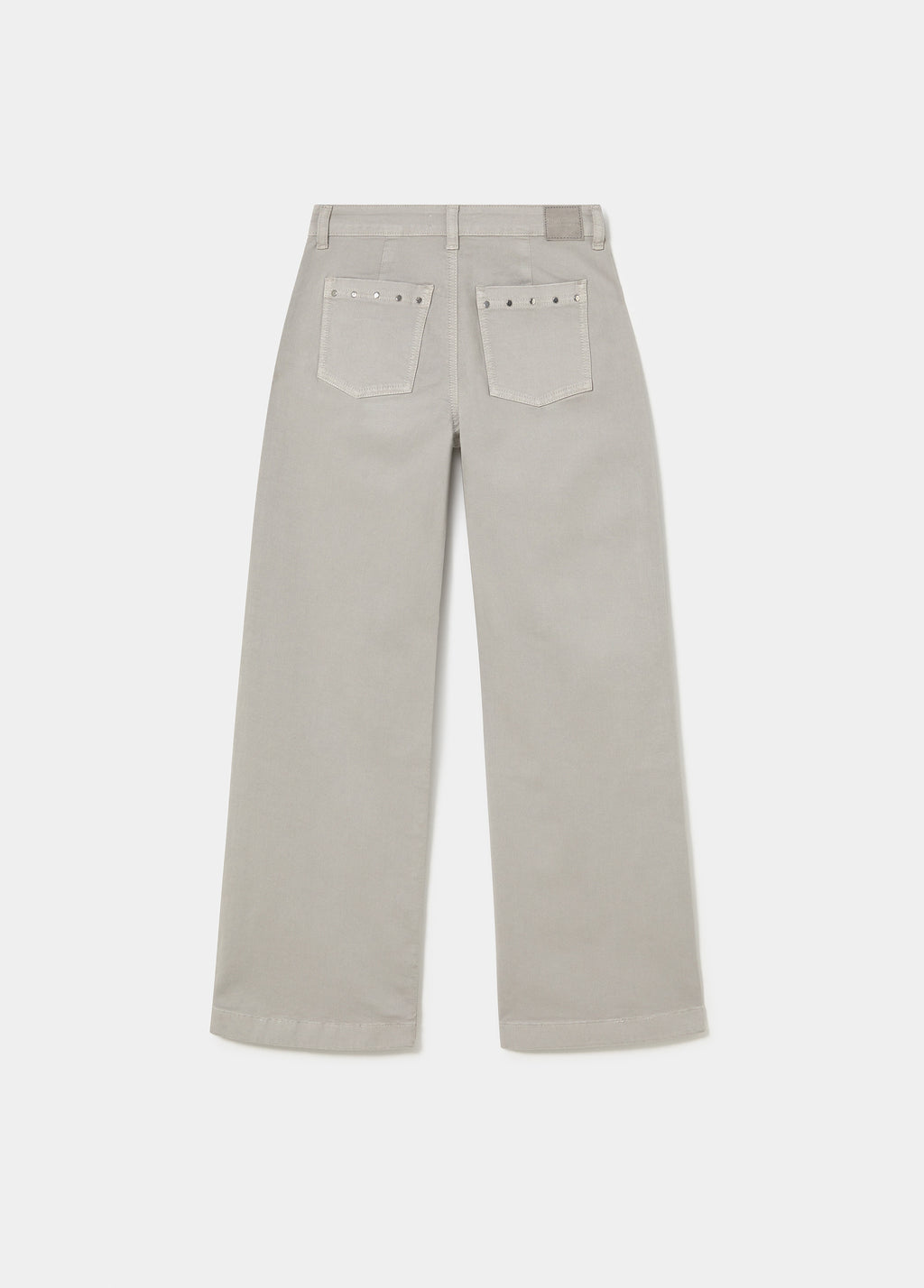 Straight pants with studs
