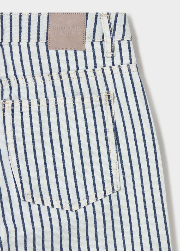 Relaxed striped pants