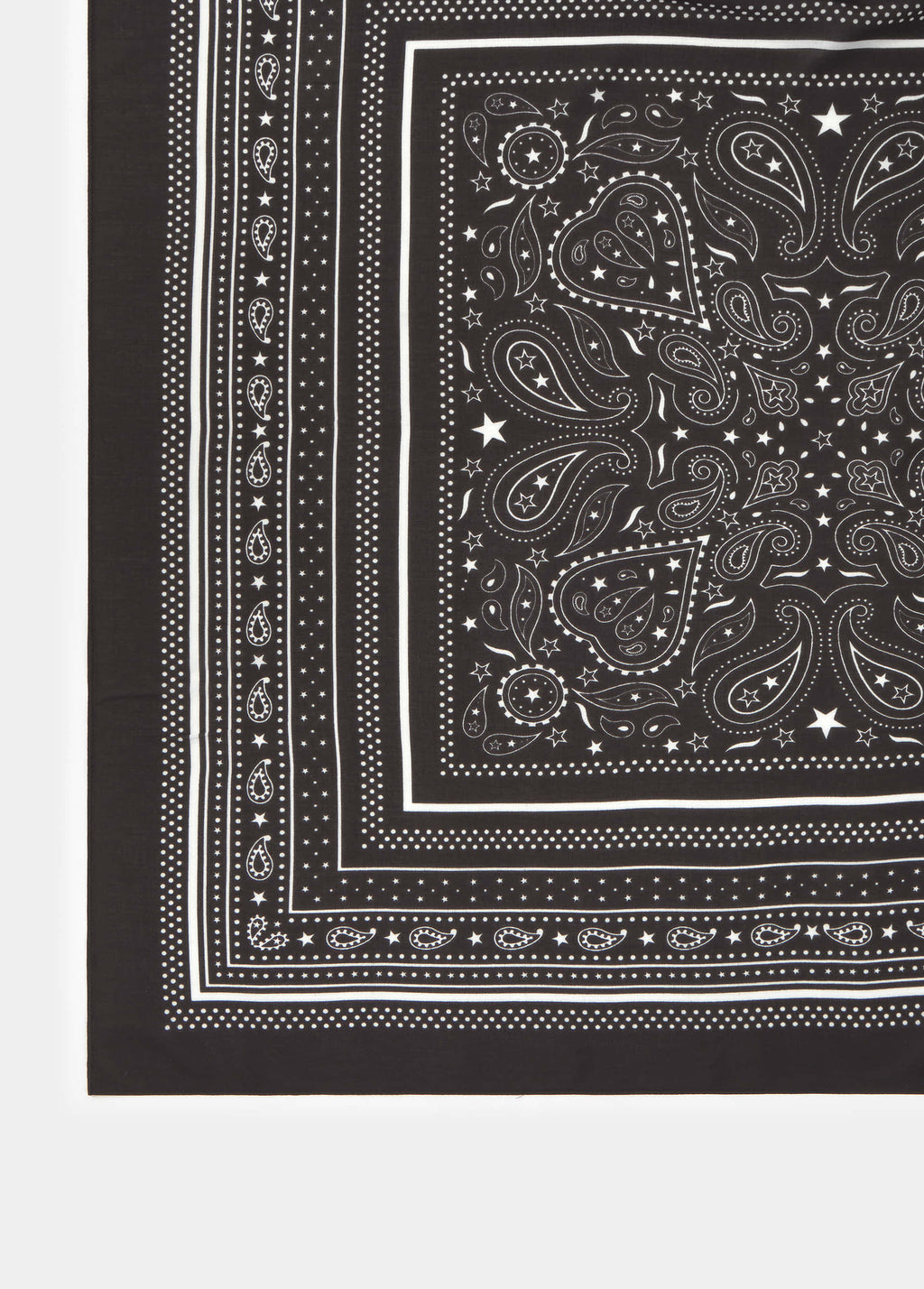 Bandana print scarf