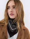 Bandana print scarf