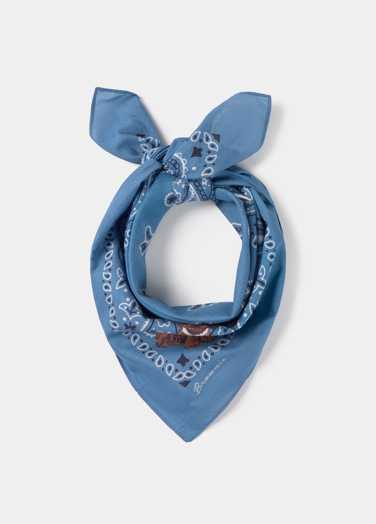 Foulard stampato con cagnolino