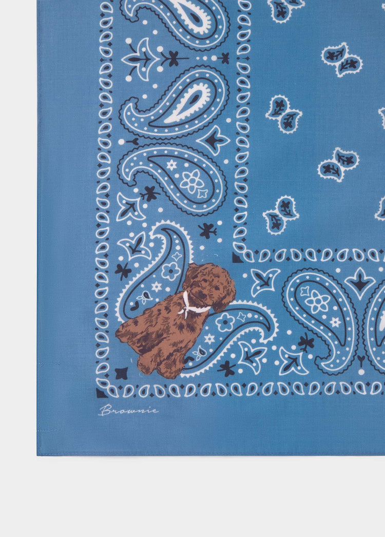 Foulard stampato con cagnolino