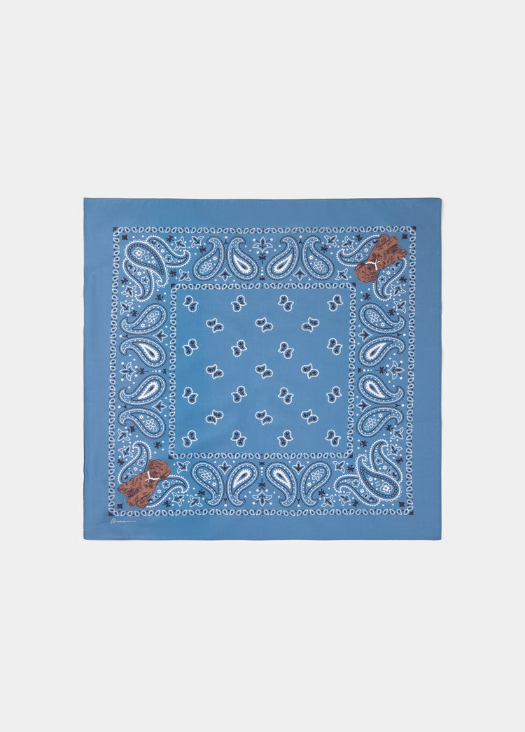 Foulard stampato con cagnolino