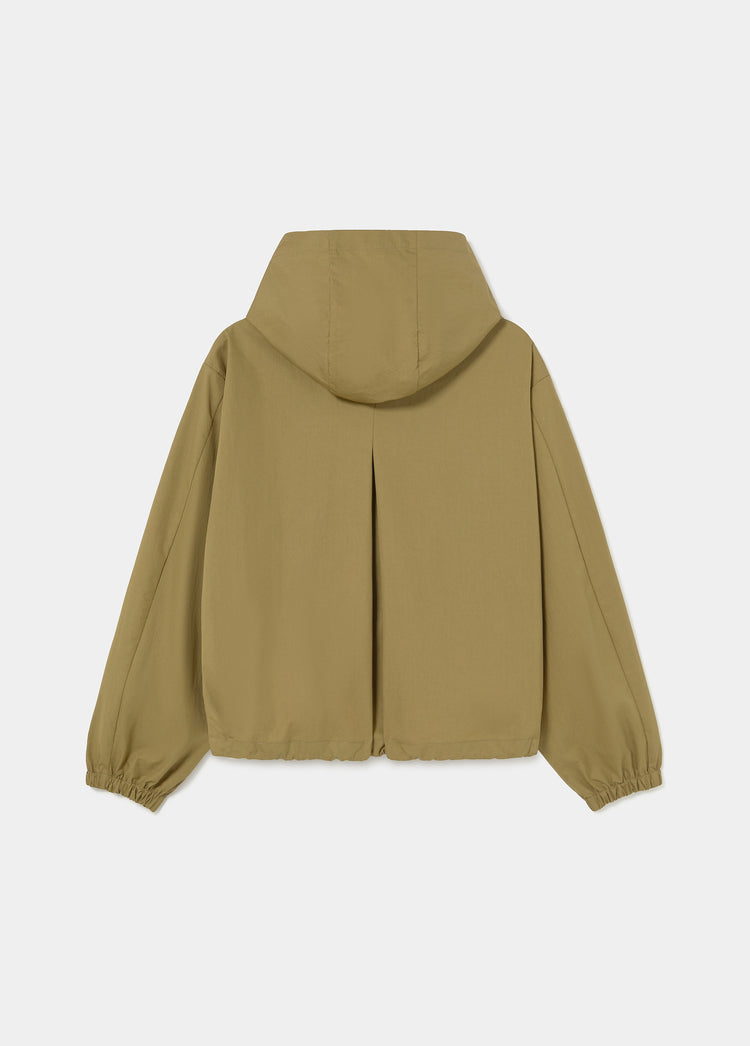 Cotton parka with hood