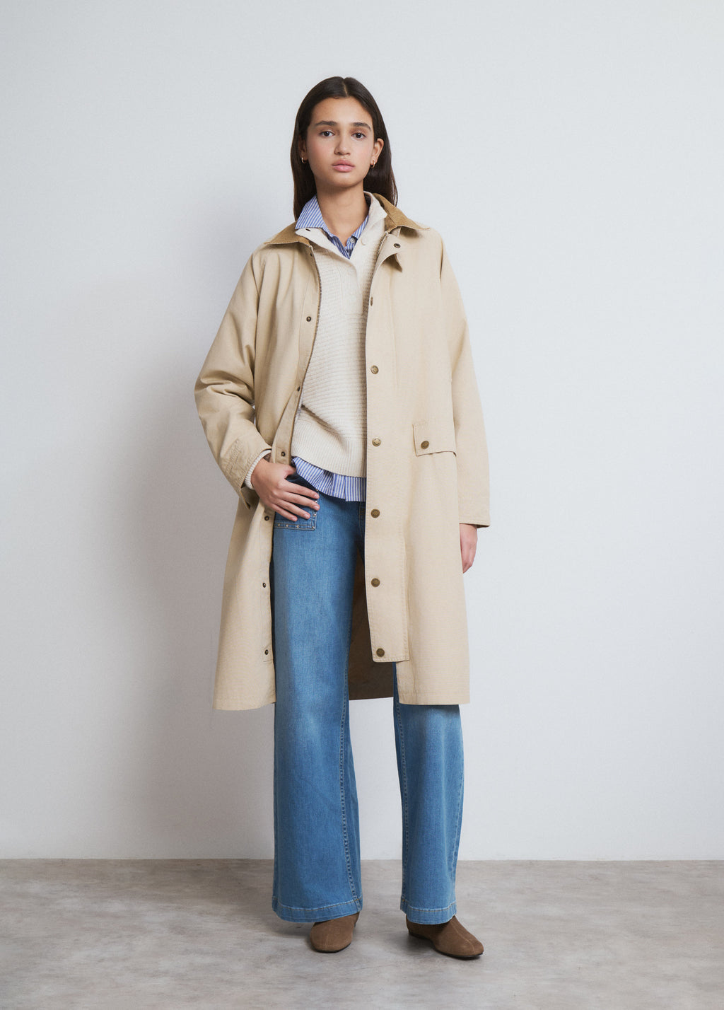 Long cotton parka