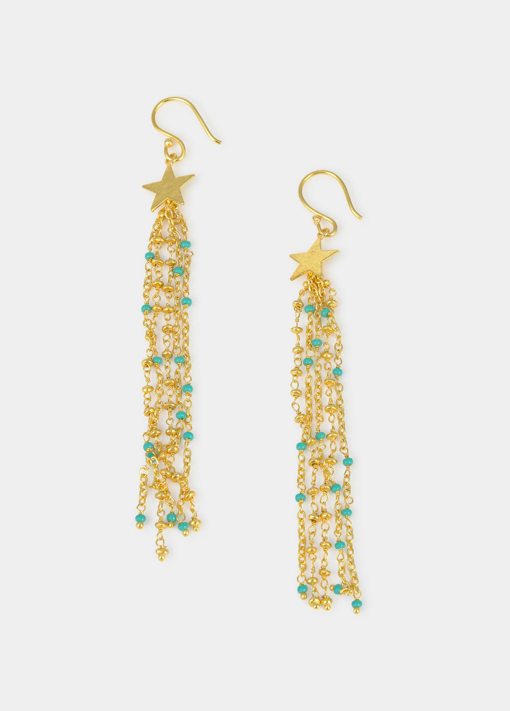 Star stone earrings