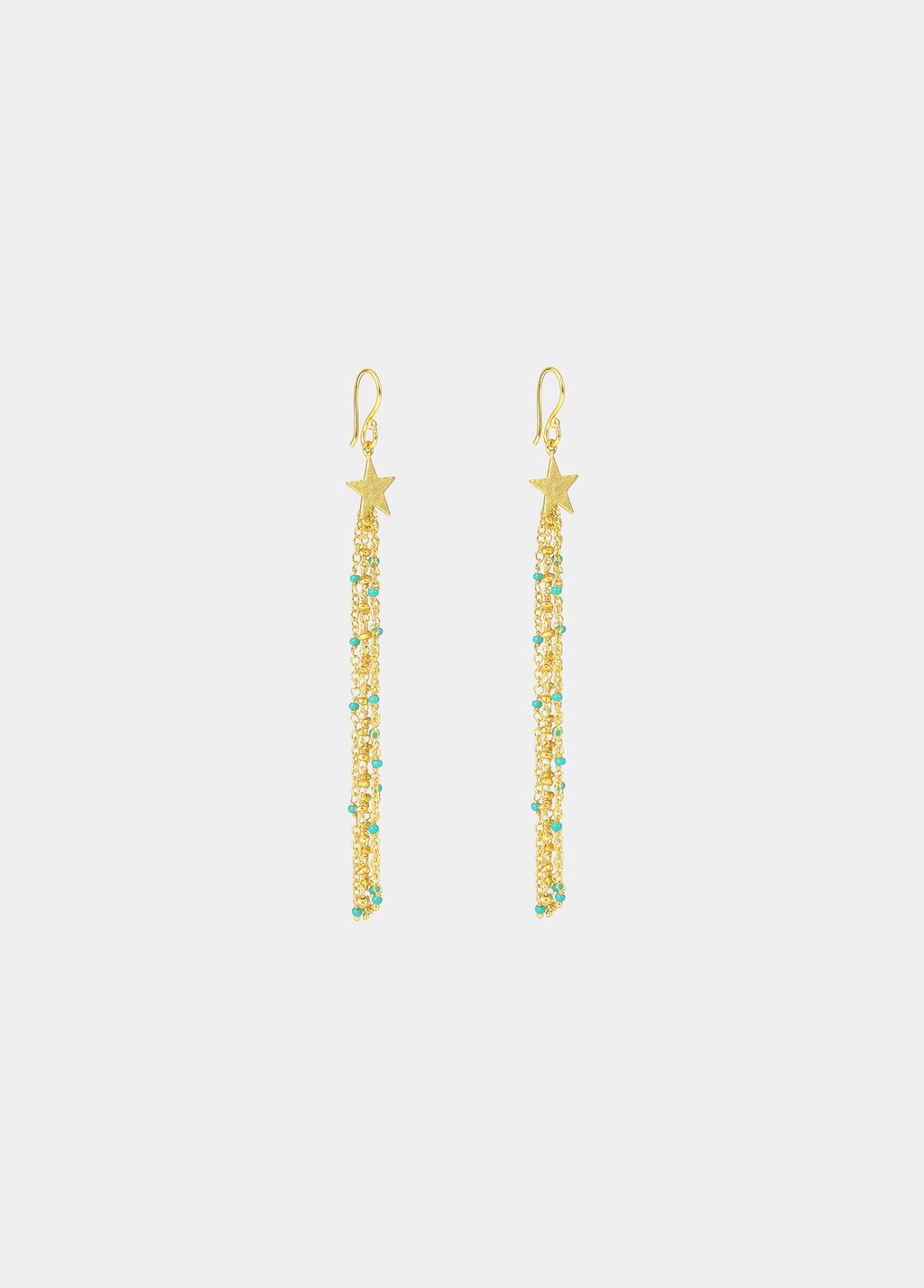 Star stone earrings