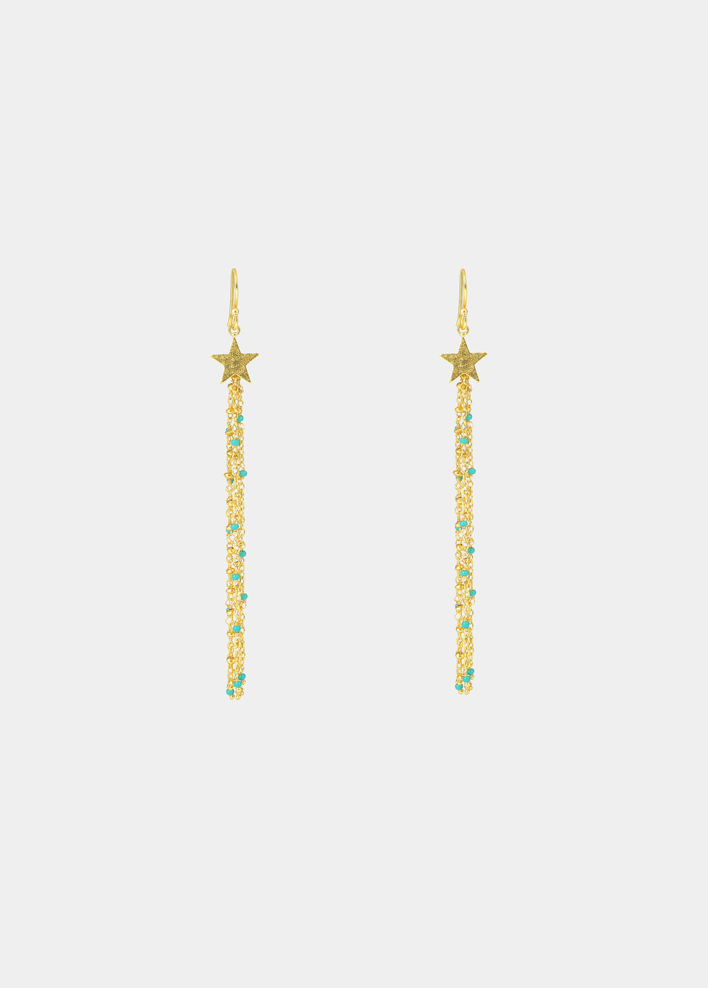 Star stone earrings