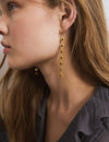 Indian flower earrings