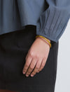 Gold leaf bracelet S