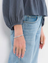 Gold leaf bracelet