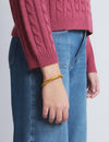 Gold leaf bracelet M