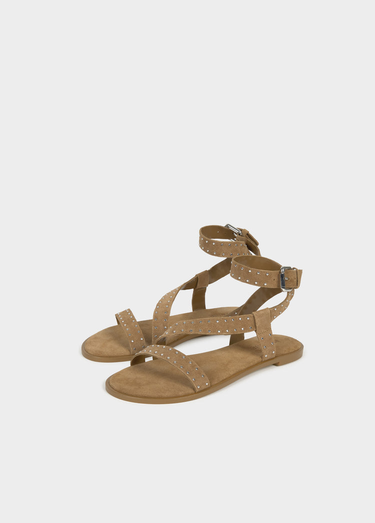Flat strap sandals