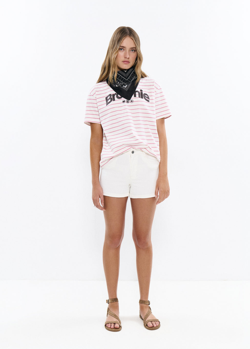 Basic turned-up shorts