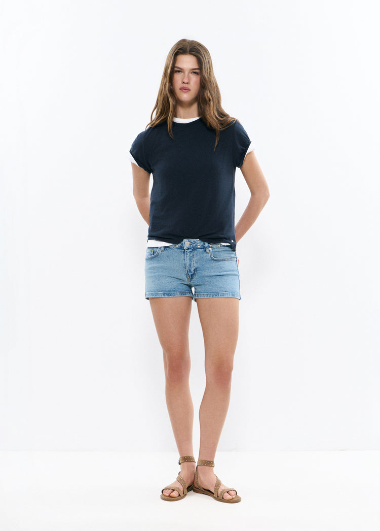 Glitter stud shorts