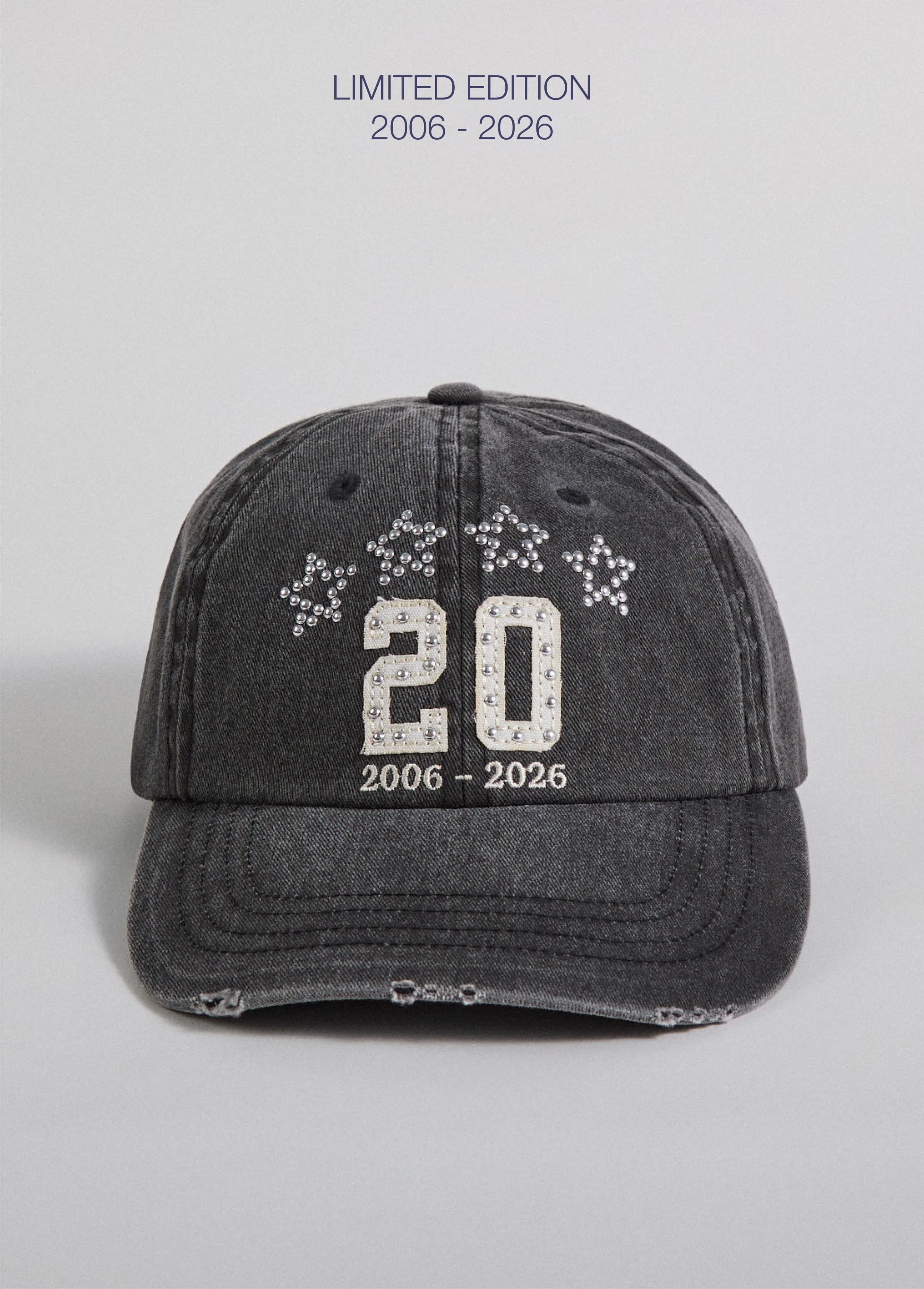 20th anniversary studded cap