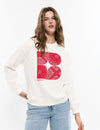 Embroidered bandana sweatshirt