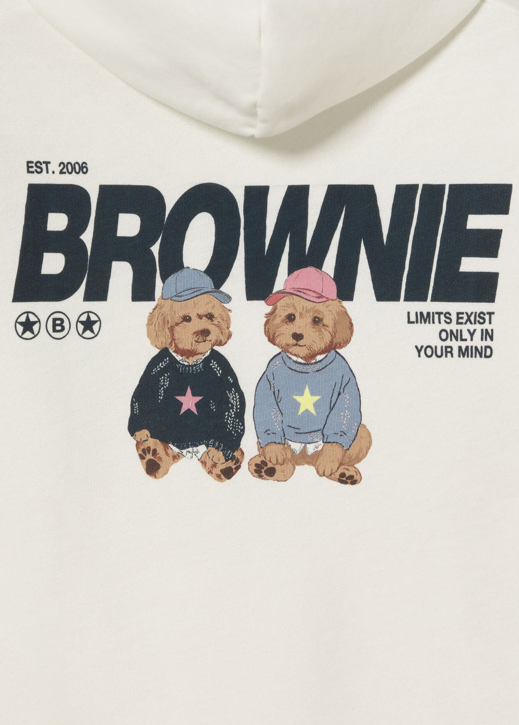 Hoodie with puppies print