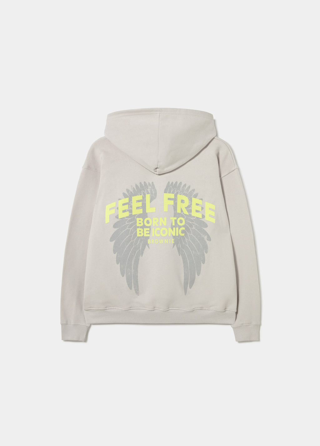 Hoodie with wing print