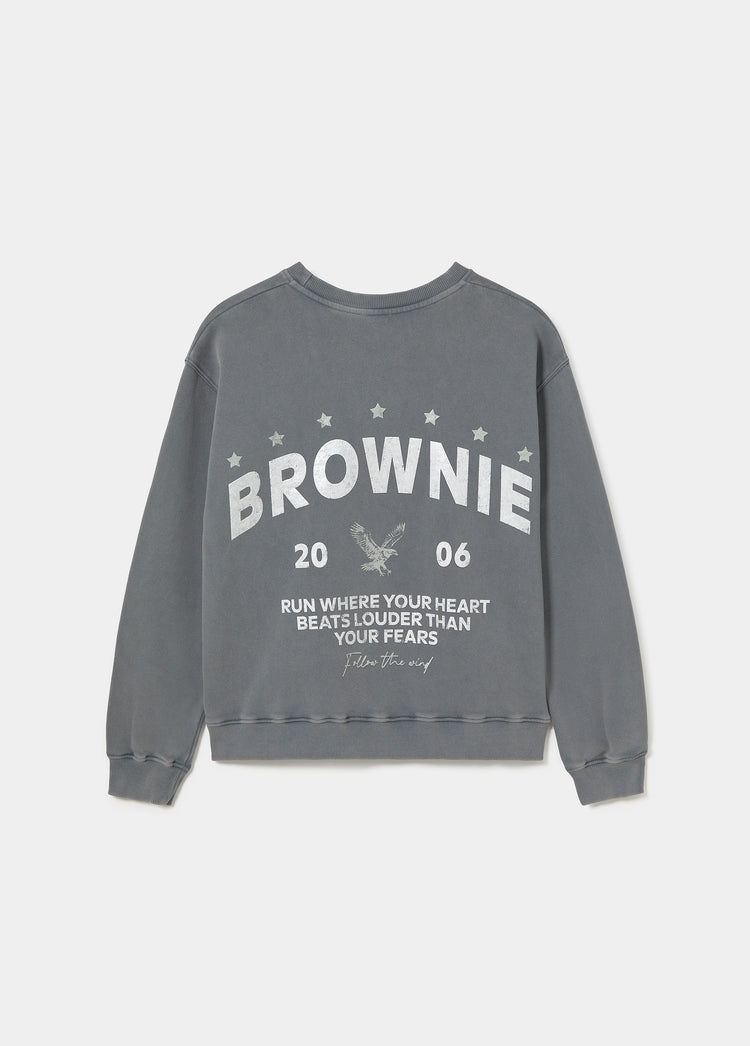 Logo and stars sweatshirt