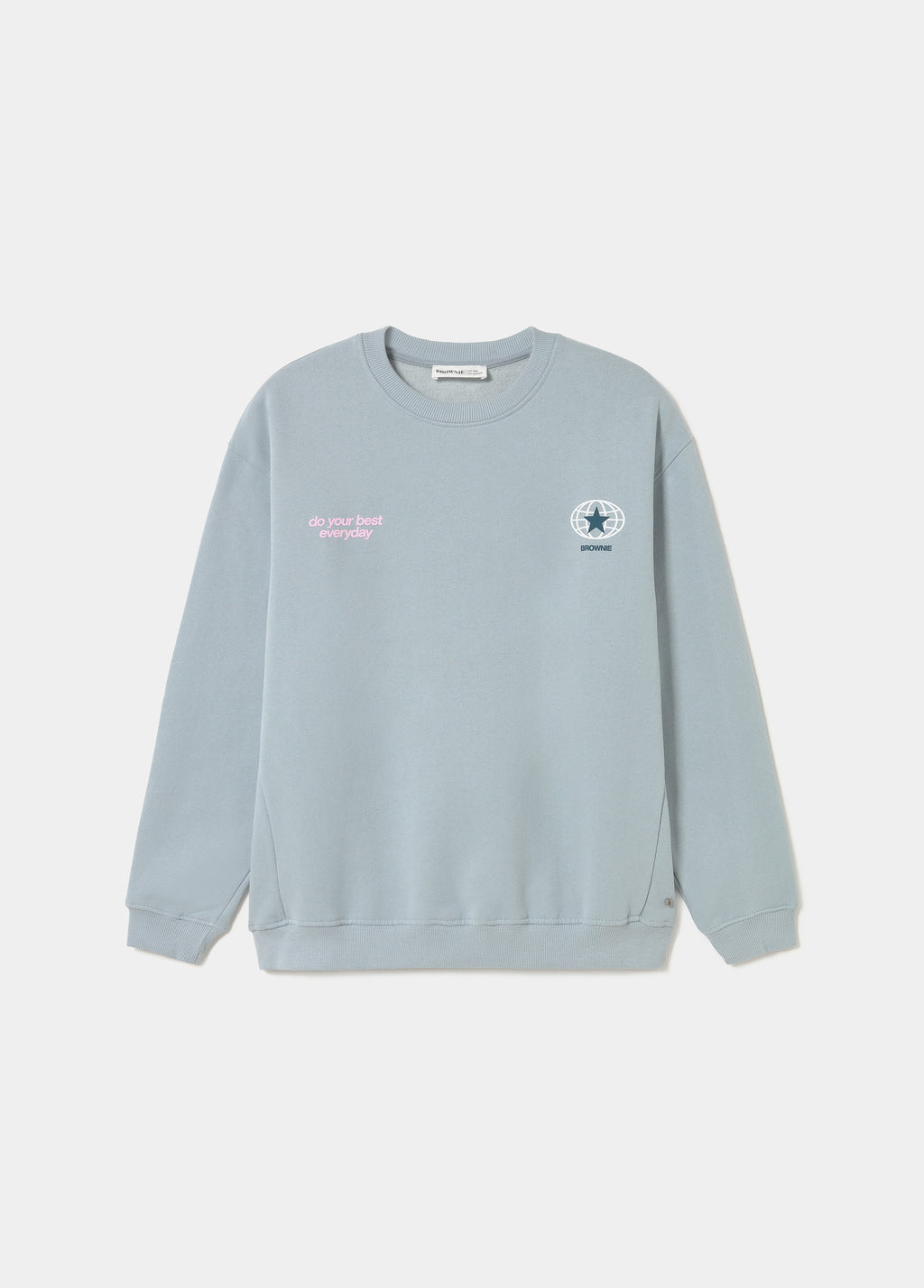 Sweatshirt with back patch print