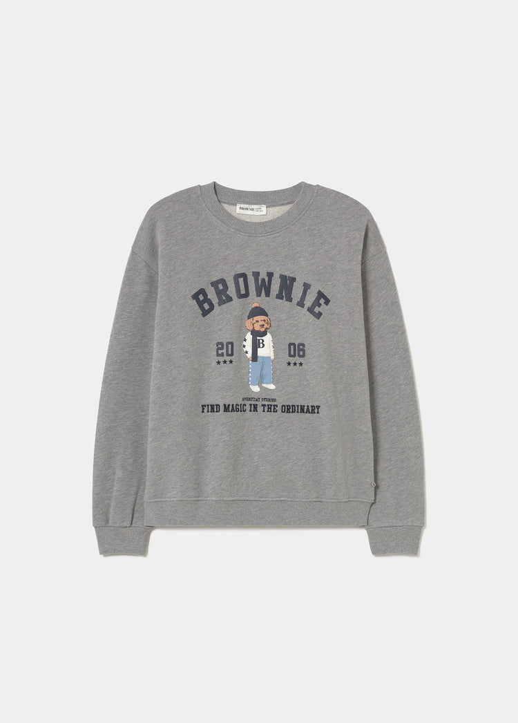Dog print sweatshirt