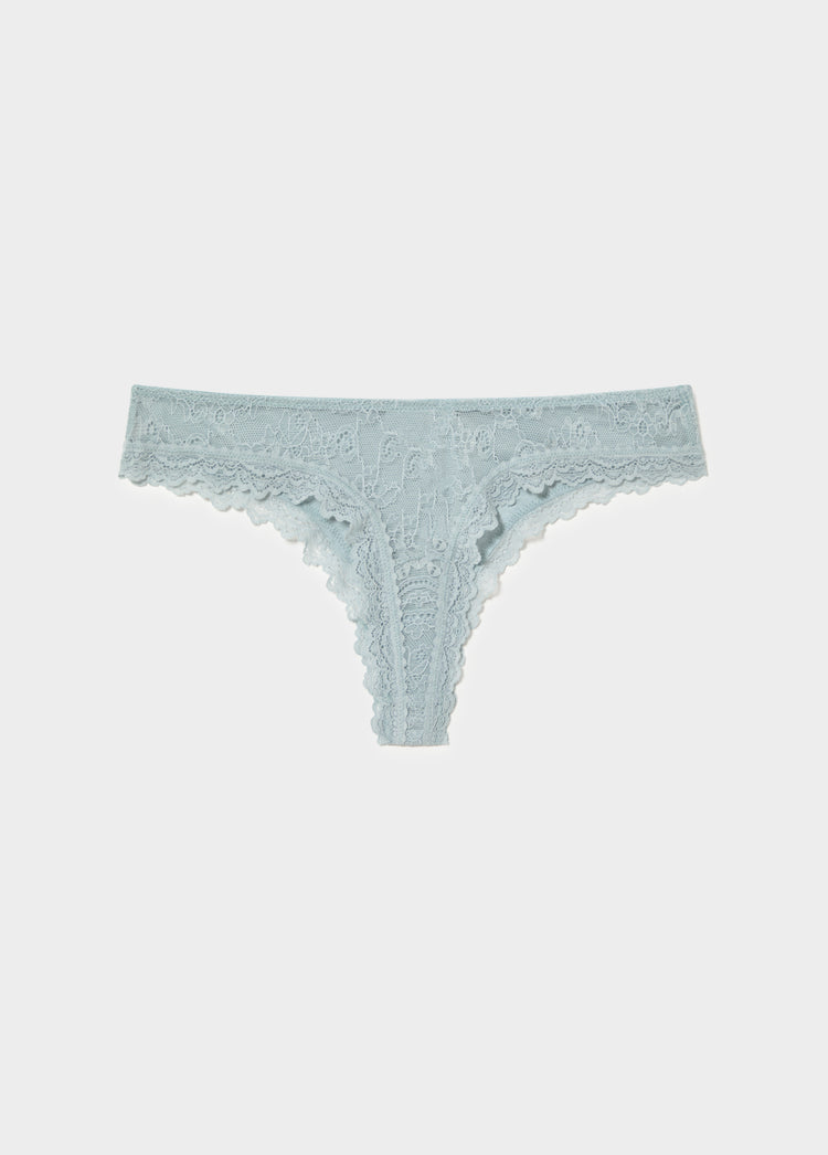 Lace thong