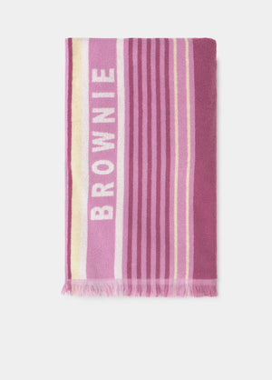 Brownie striped towel