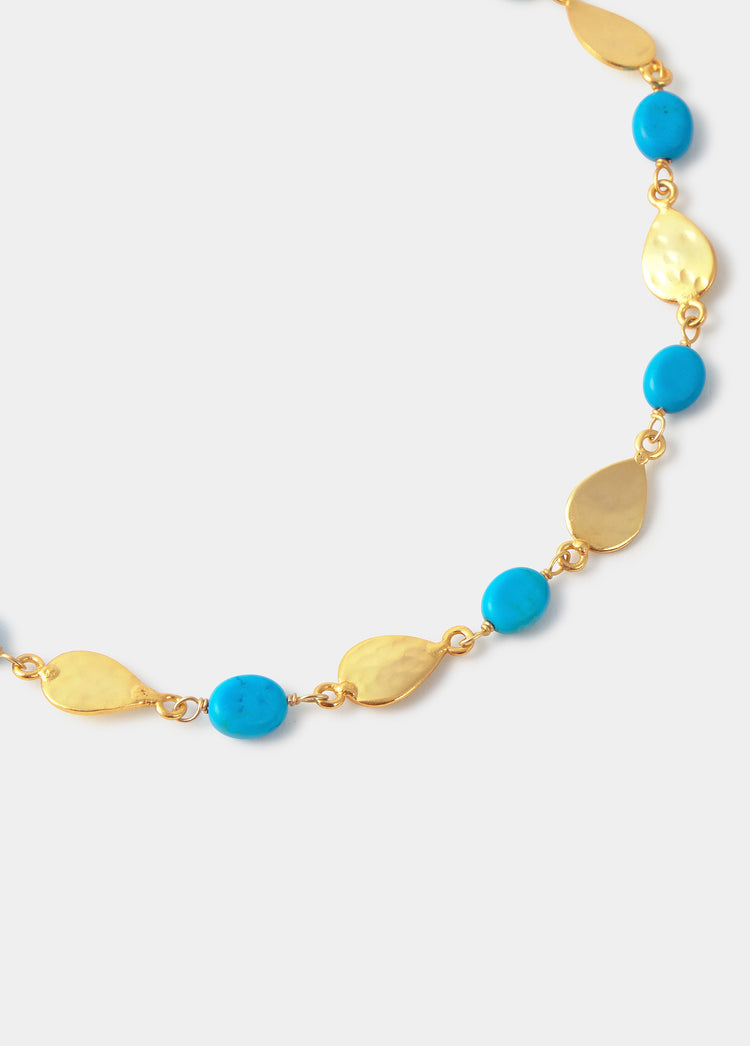 Ankle bracelet with little stones