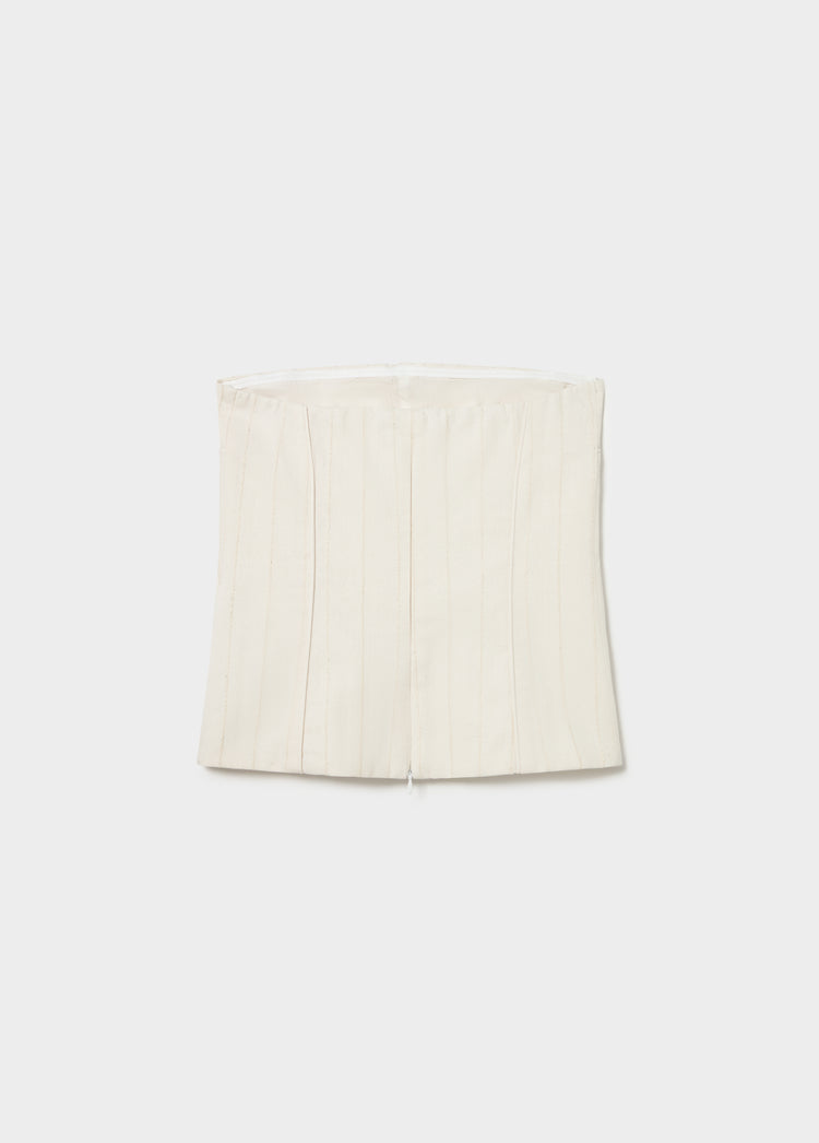 Knitted bandeau top