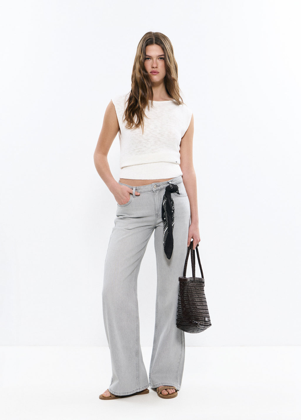 Ribbed hem top
