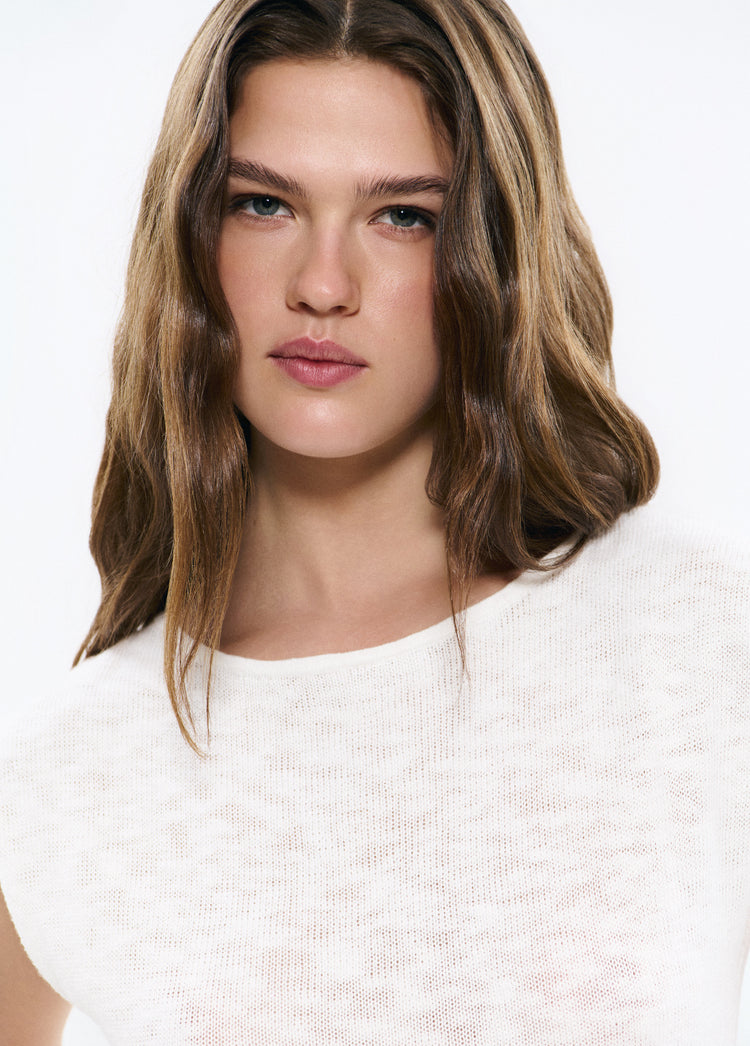 Ribbed hem top
