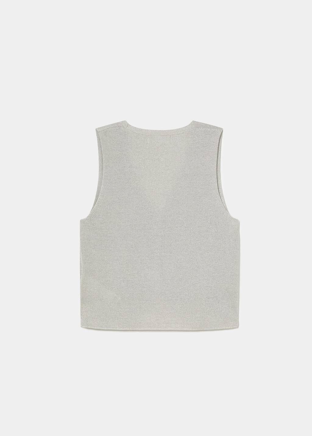Top chaleco botones