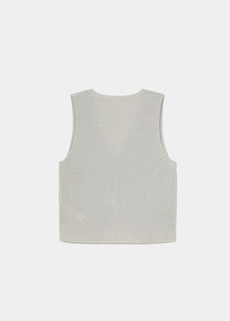 Button vest top