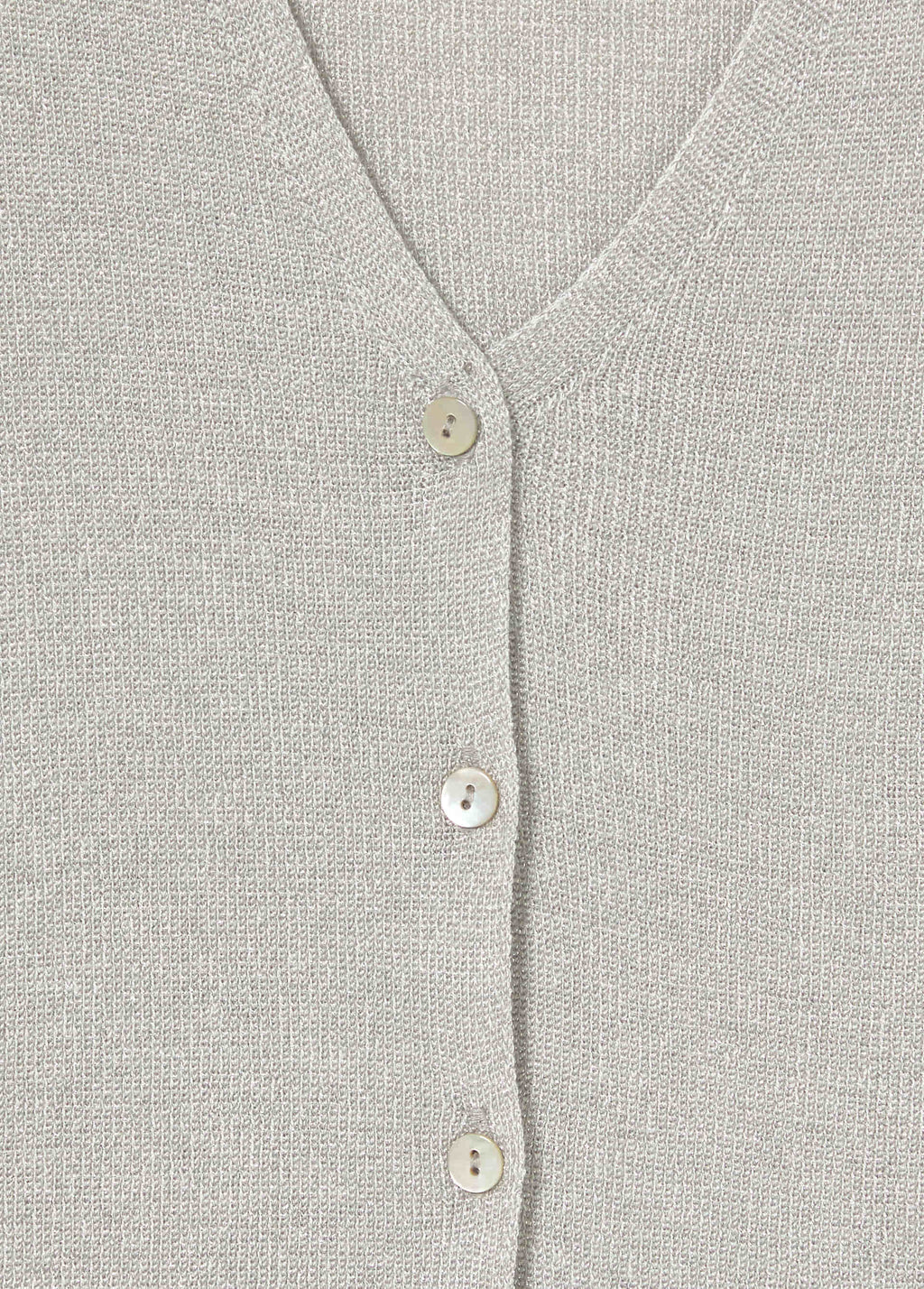 Top chaleco botones