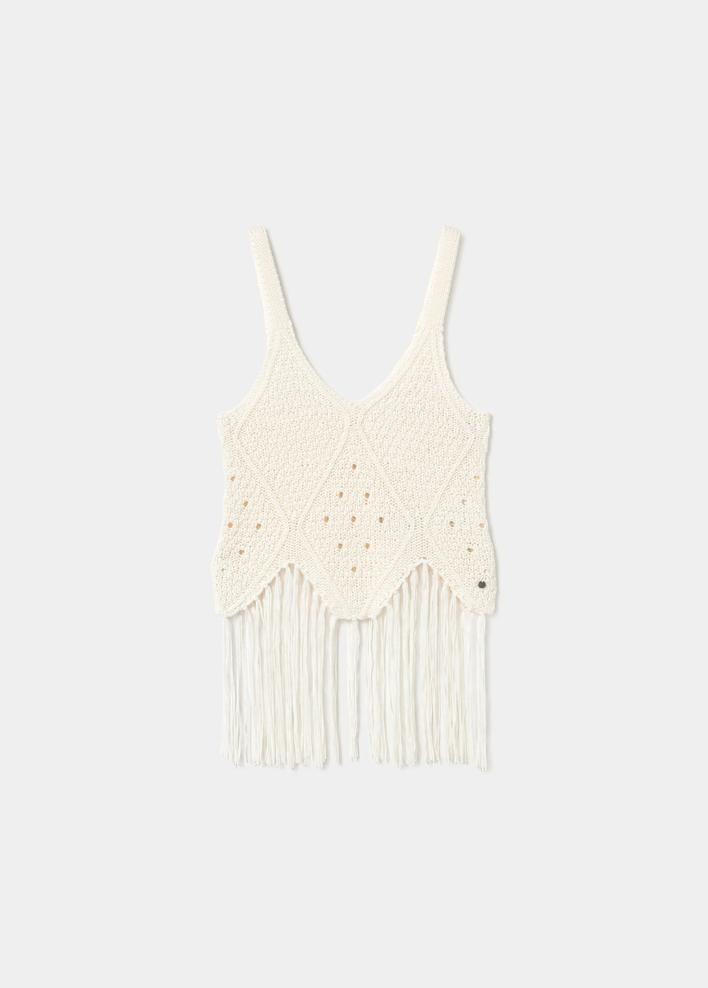 Top de crochet amb serrells