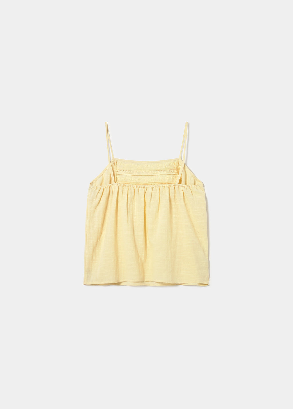 Embroidered vest top