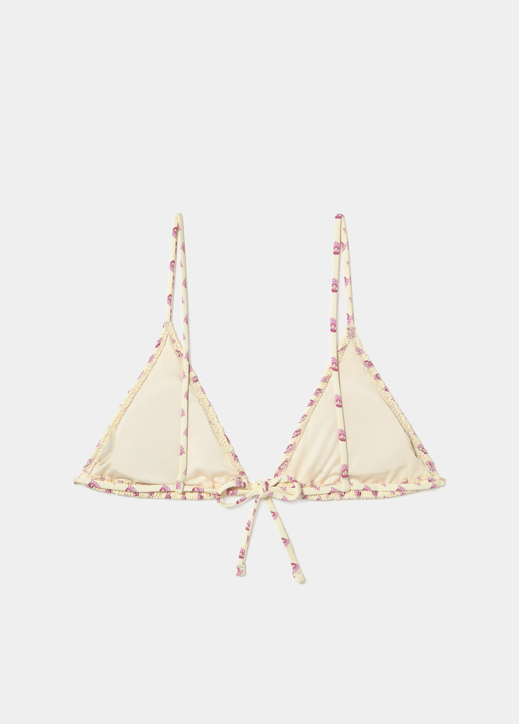 Top triangular smock estampado