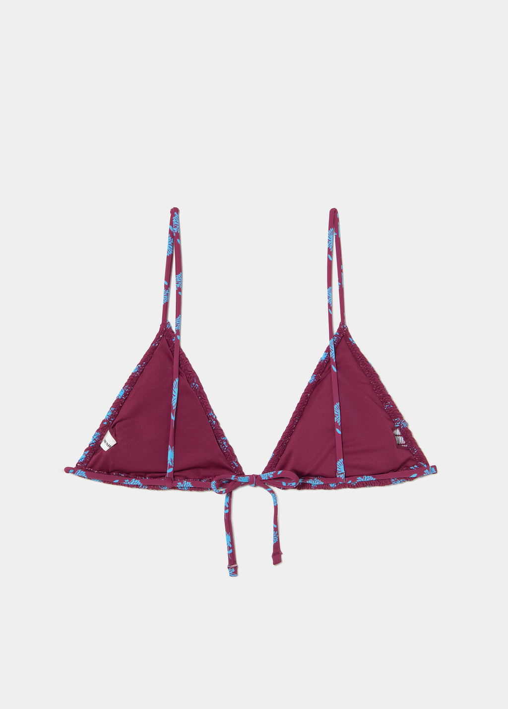 Top triangular smock estampado