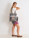 Large fabric dog tote bag