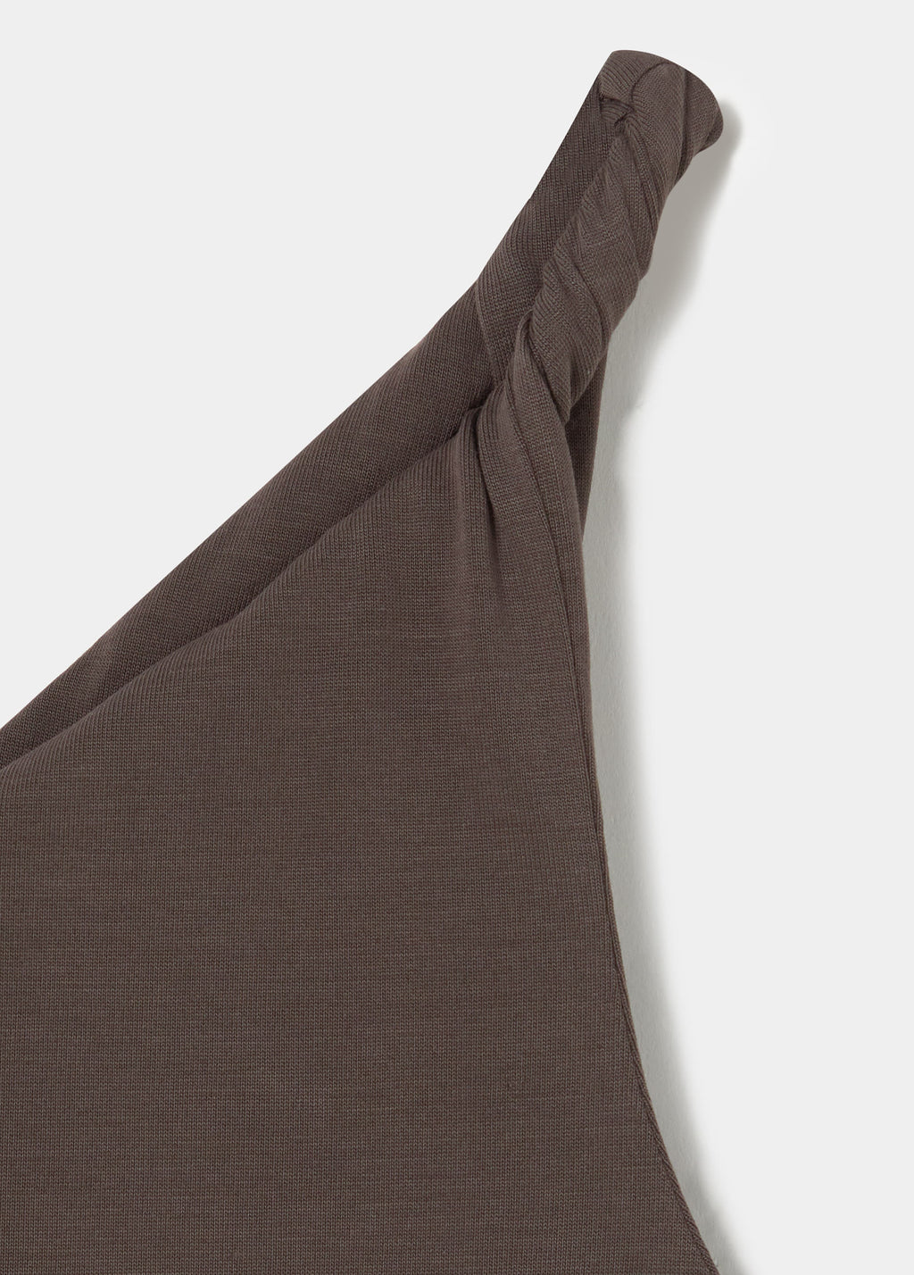 Asymmetric halter dress