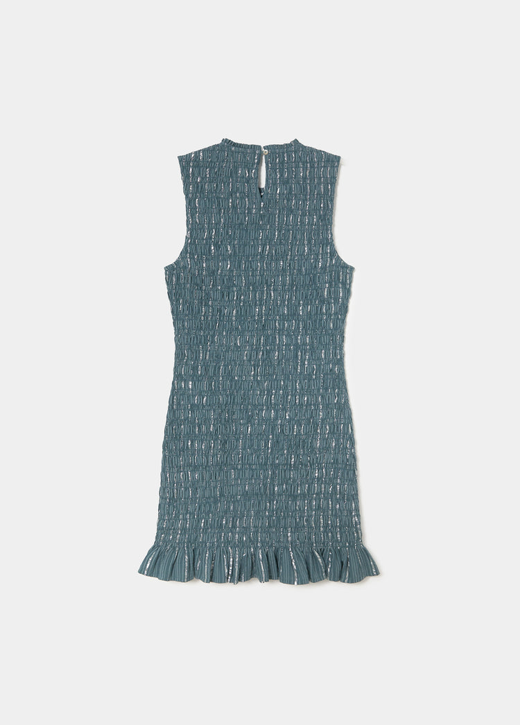 Rubberized strap dress
