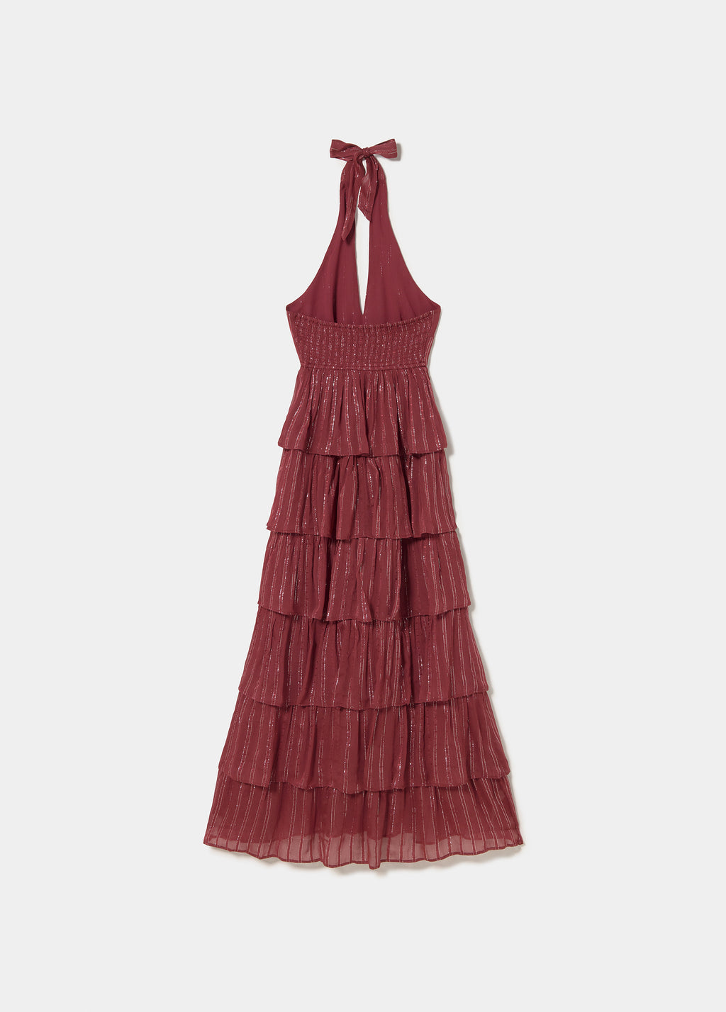 Shiny halter dress