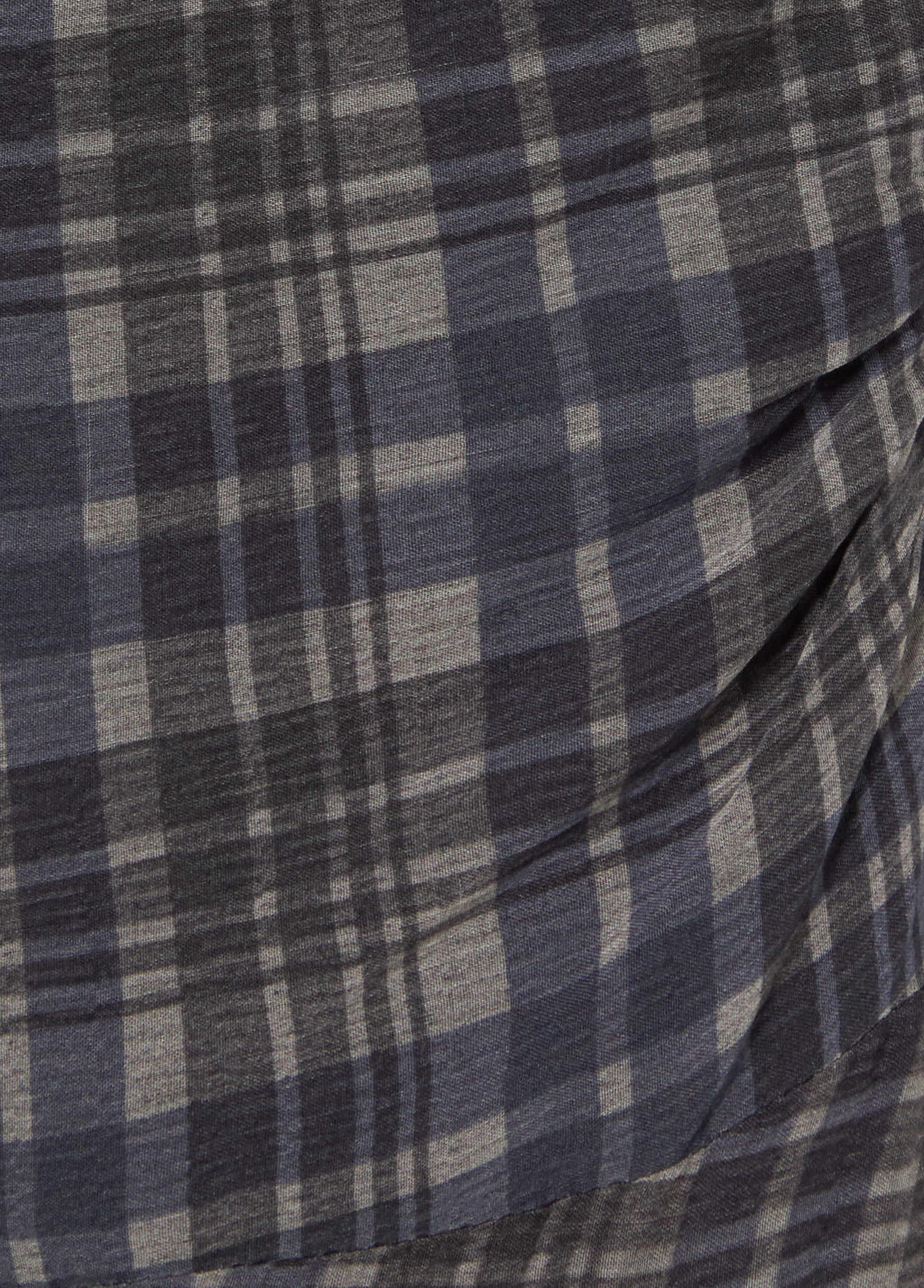 Robe longue imprimée drapée